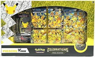 Pikachu V Union Celebrations Collection - Sword & Shield Pokemon TCG